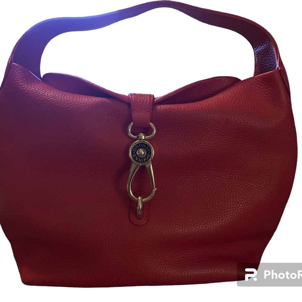 DOONEY & BOURKE RED LOGO LOCK Handbag